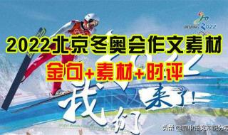 2022冬奥会开幕式作文