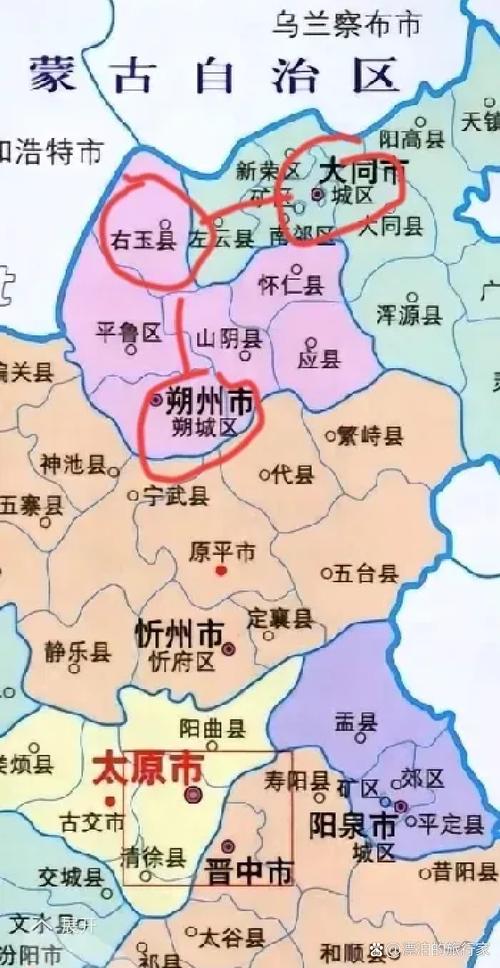 右玉县地图（右玉县位置）