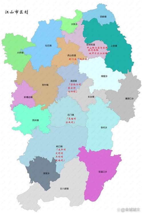 江山市地图（江山市地图乡镇分布图）