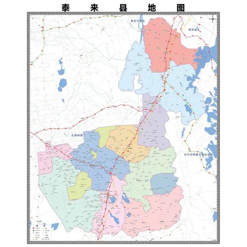 泰来县地图（泰来几个乡镇高清地图）